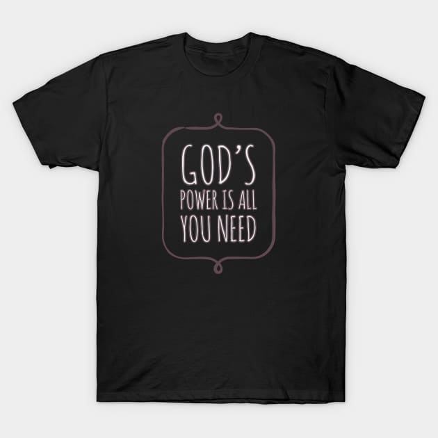 GOD'S Power is All You Need - Onesie Design  - Onesies for Babies T-Shirt by Onyi